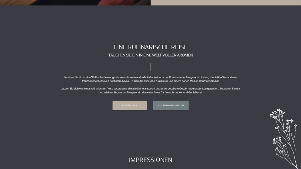 Margaux Restaurant Limburg Impressionen